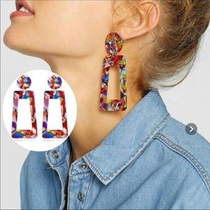 Boho Geometric Statement Earrings